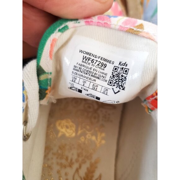 Keds Rifle Co Womens Floral Beachy Print Platform Espadrille Sneakers 8.5 - Picture 8 of 11